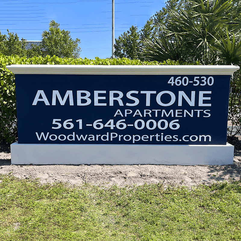 Illuminated business signage